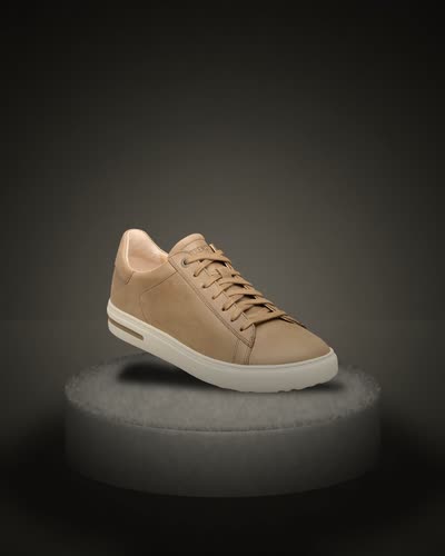 Birkenstock Bend Low Sneakers, Tobacco Brown Leather